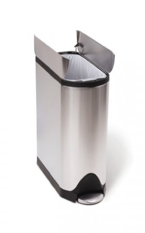 Better Homes & Gardens 11.9 Gallon Trash Can, Plastic Step On